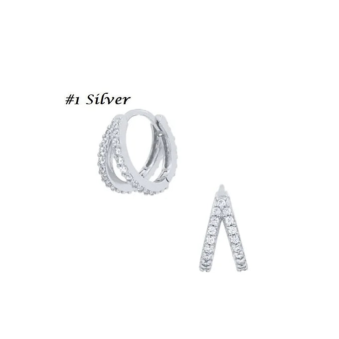 925 Sterling Silver Cartilage Hoop Earrings - 14K Gold Plated Huggie Hoops for Women, Minimalist Eternity Hoop Earrings for Cartilage & Helix Piercing | Perfect for Everyday Wear, Date Night & Gifts