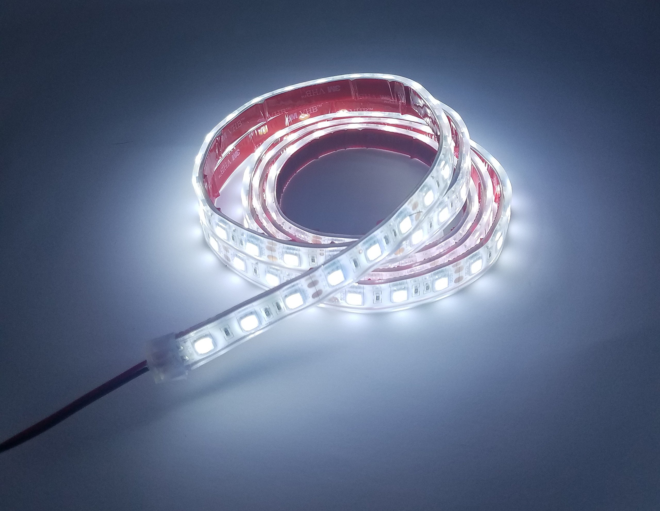 12V 6ft Waterproof Marine Submersible LED Light Strip - White LED Rope Lights for Boat, Pool & Outdoor Underwater Lighting | Perfect for Aquariums, Decks and Night Swimming