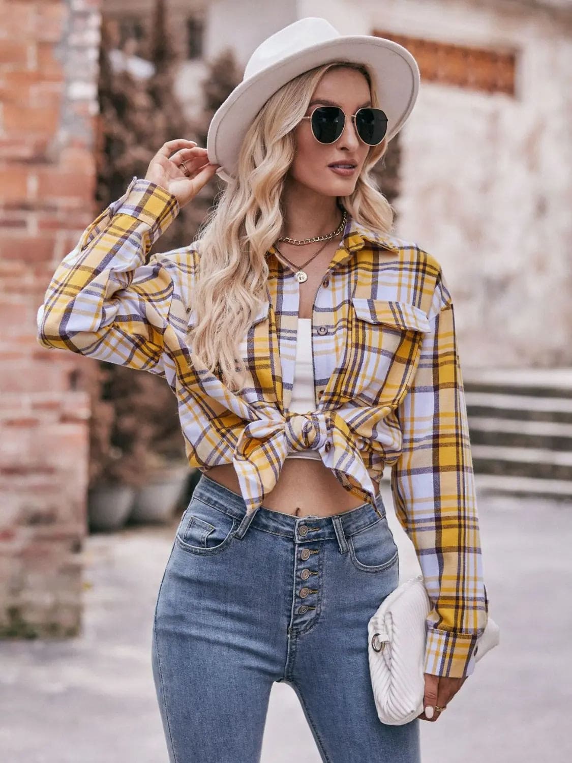 Stylish Plaid Dropped Shoulder Longline Shirt for Men & Women | Casual Oversized Flannel Shirt | Perfect for Fall Layering, Streetwear Outfits and Cozy Loungewear