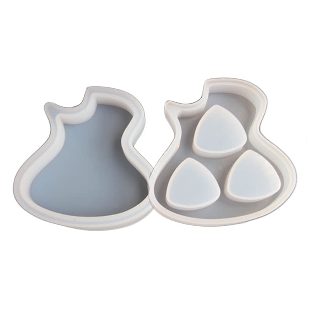 Premium Silicone Guitar Pick Molds for Resin Casting - DIY Custom Triangle Plectrum Making Kit - Epoxy Resin Craft Supplies for Musicians & Artists - Perfect for Handmade Gifts, Music Accessories, and Party Favors