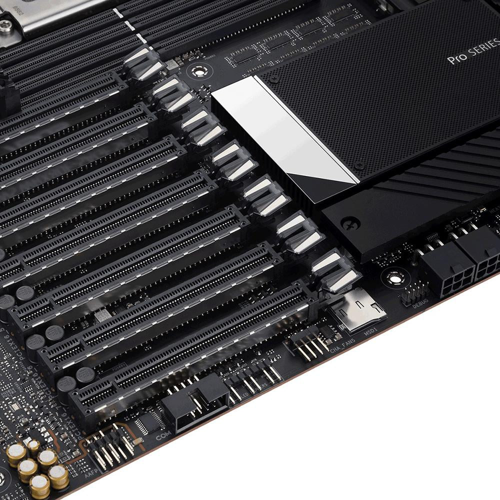 ASUS Pro WS WRX80E-SAGE SE WiFi II AMD WRX80 Workstation Motherboard - High Performance for 3D Rendering, Video Editing & Data Science | Perfect for Professional Creators & Engineers