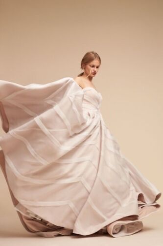 BHLDN Whispers & Echoes Carlton Wedding Gown - Elegant Lace Bridal Dress for Romantic Ceremonies & Formal Events