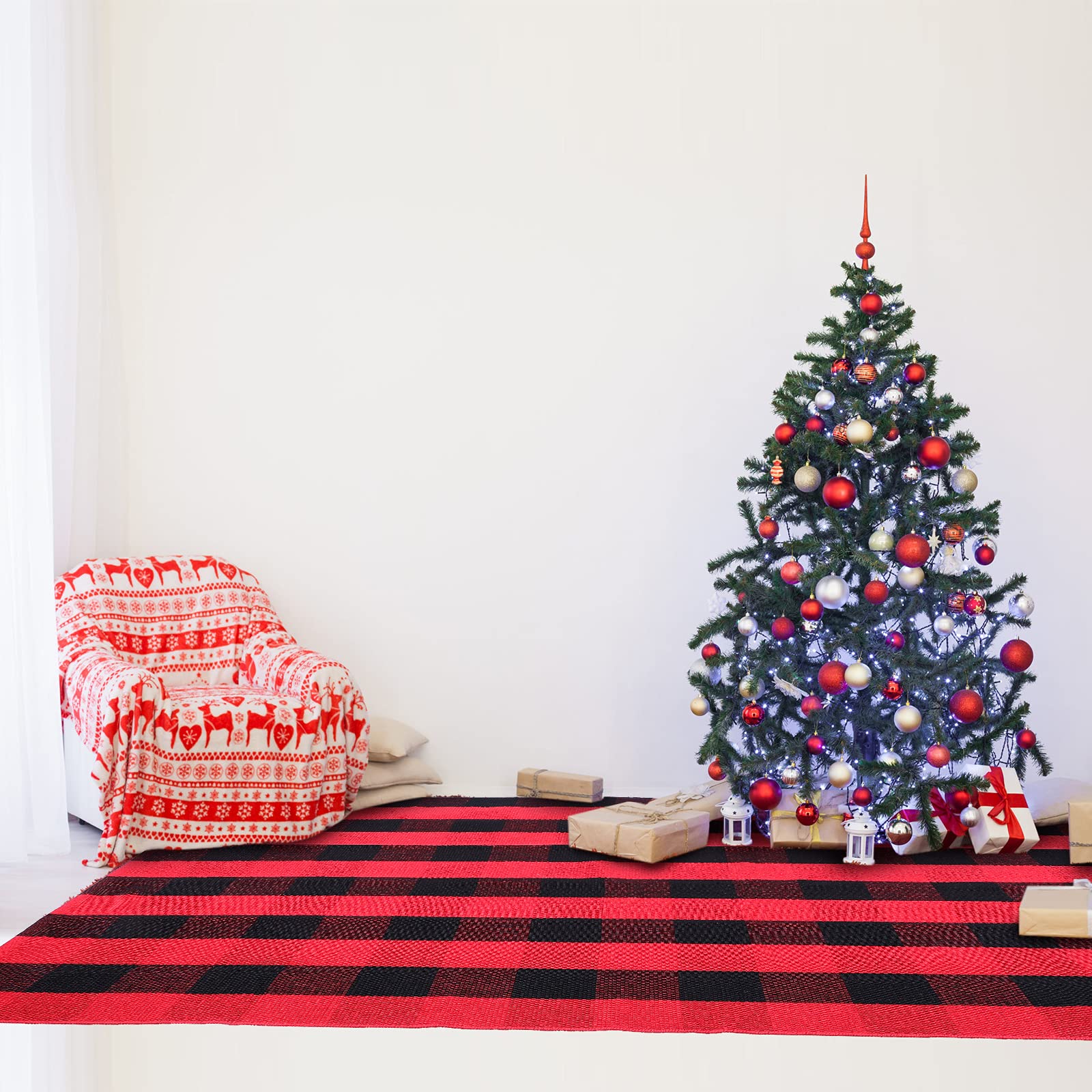 Mudder Buffalo Plaid Rug 70.9