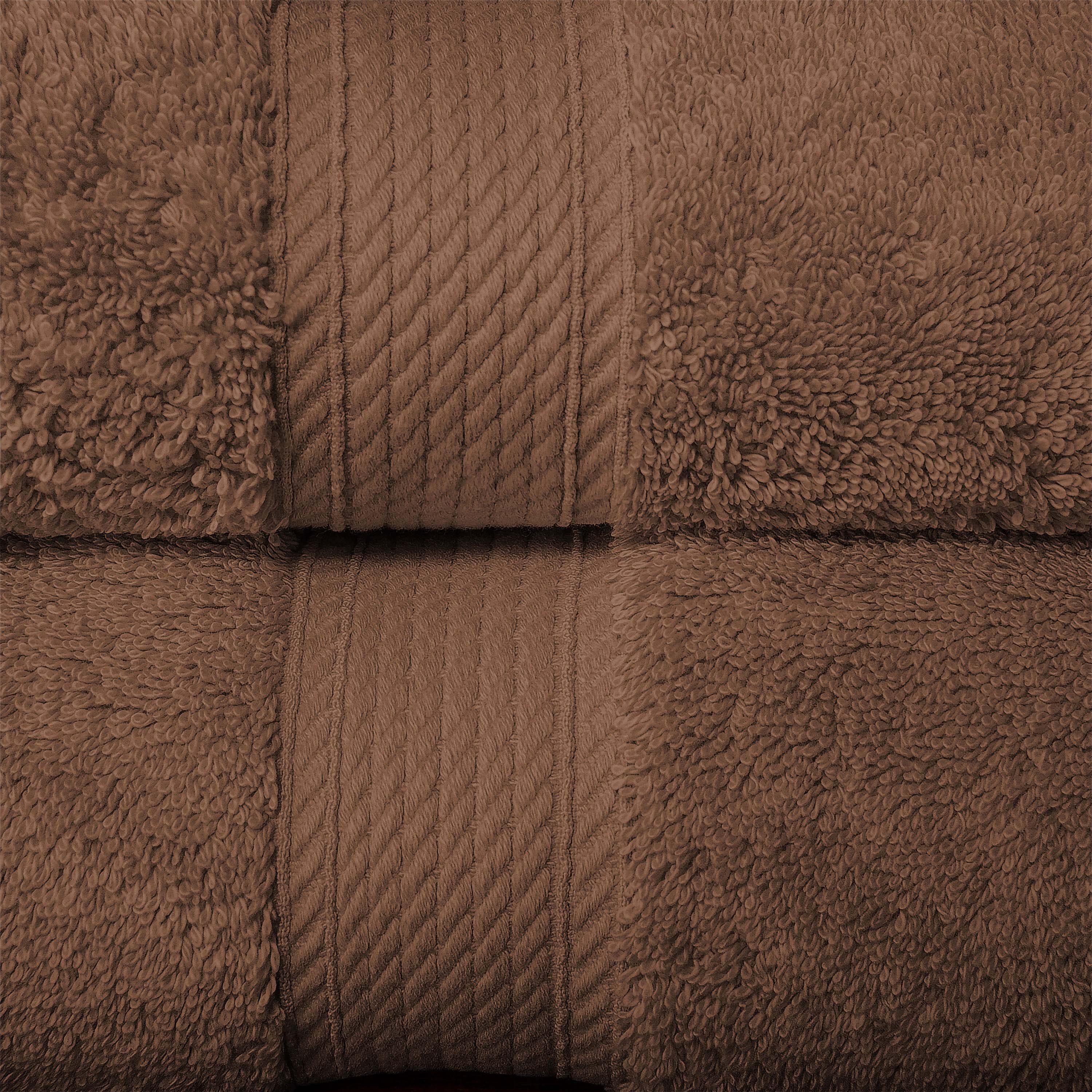 Premium 100% Egyptian Cotton Plush Heavyweight Luxury Bath Towel Set of 6 - Ultra Soft & Absorbent for Spa, Hotel & Home Use