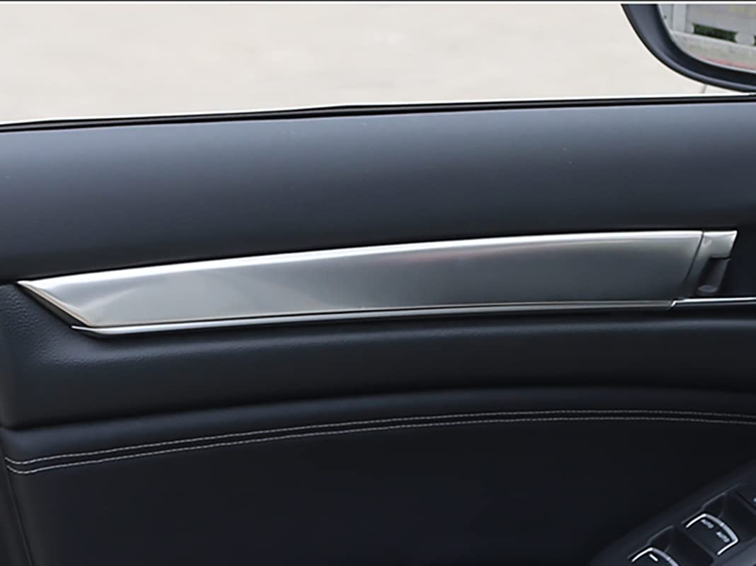 Honda Accord 10th Gen 2018-2022 Car Door Panel Trim - ABS Matte Silver Side Strip Cover (4-Piece Set) | Interior Accessories Upgrade & Scratch Protection