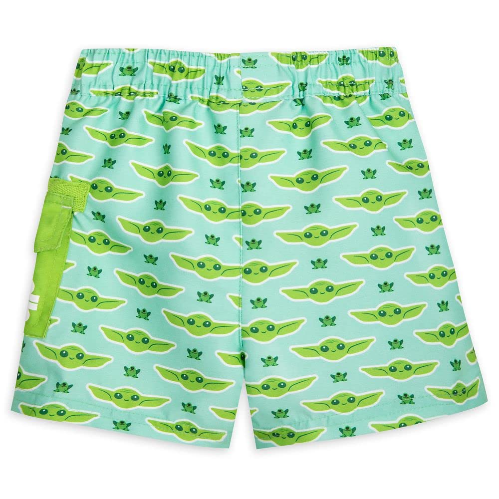 Star Wars The Mandalorian Baby Swim Trunks - The Child Swimwear for Boys & Girls - Perfect for Pool, Beach & Summer Water Play