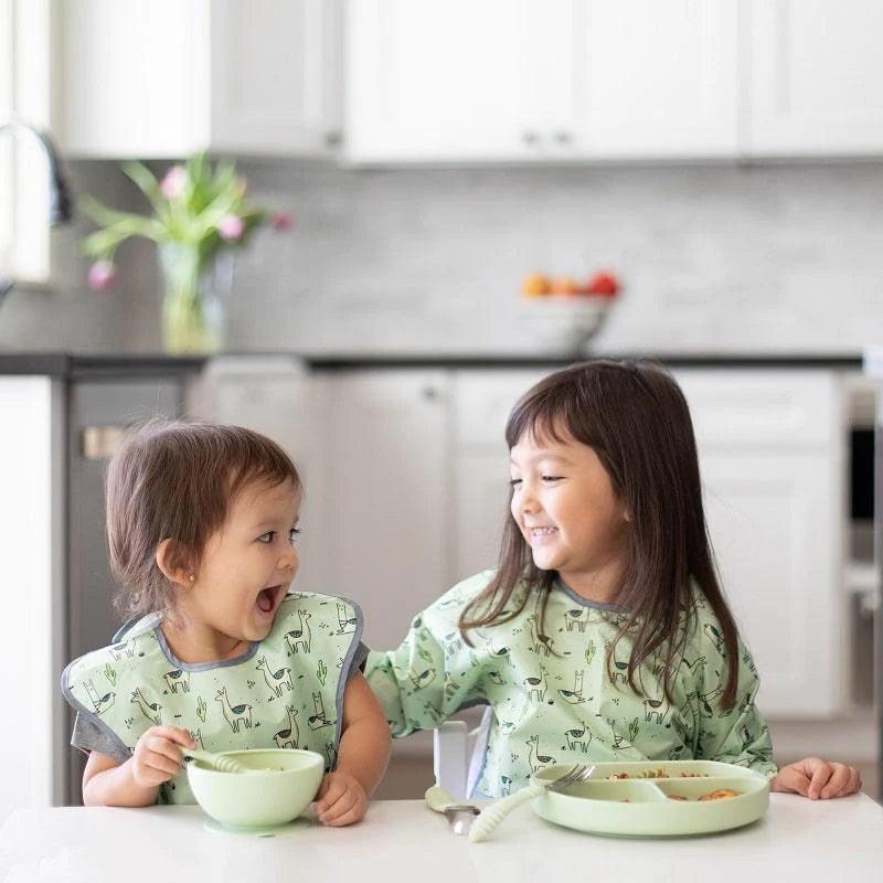 Bumkins SuperBib 3 Pack - Waterproof Baby Bibs for Messy Eaters | Soft, Adjustable & Easy Clean Feeding Bibs for Infants & Toddlers | Perfect for Meal Time, Daycare & Travel