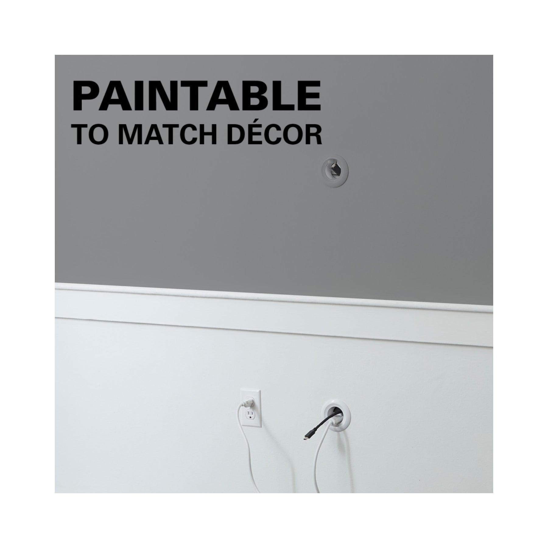 Sanus In-Wall Power & Cable Management Kit - Open Box Clearance | Organize Home Theater & Office Wires for a Clean Setup