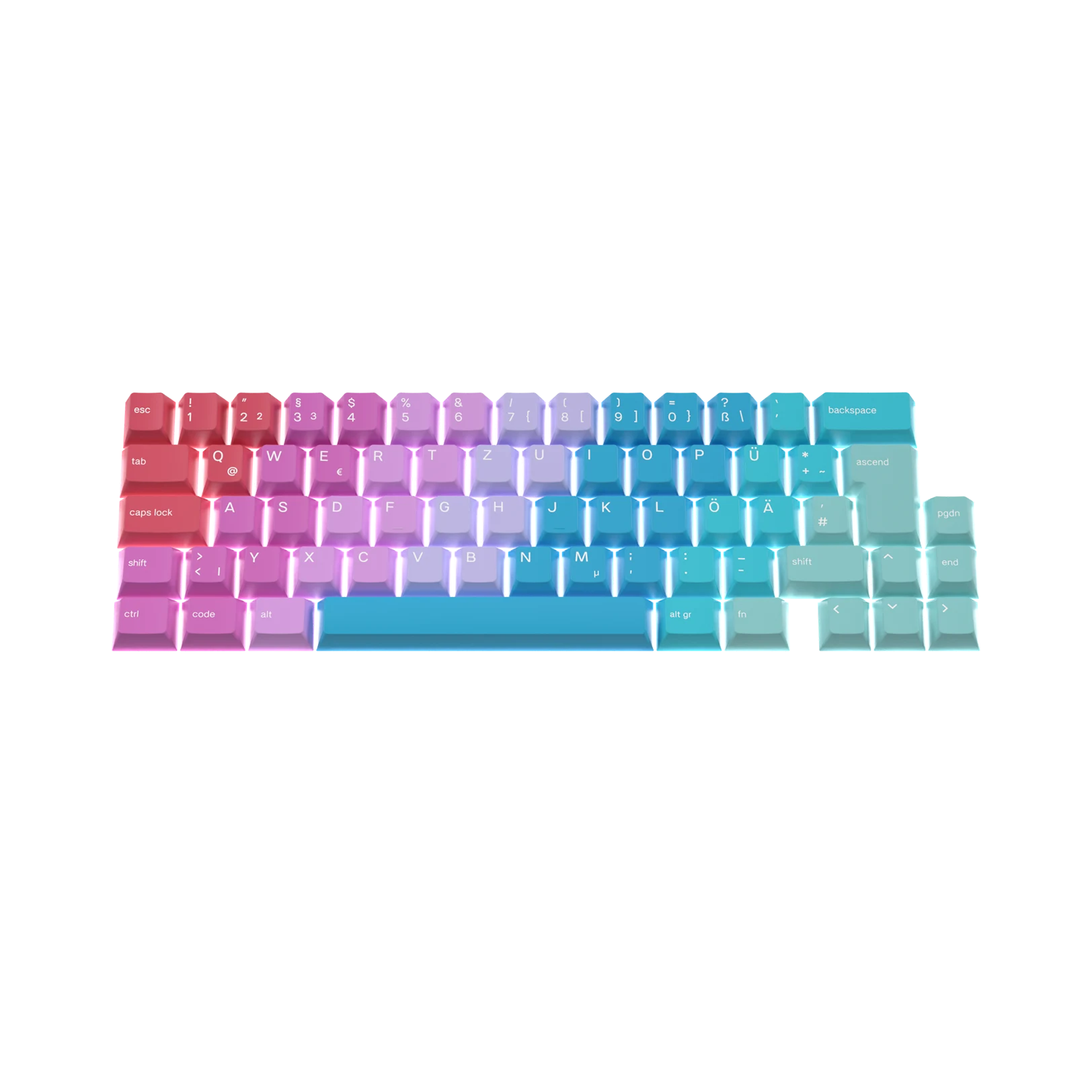 Custom Keycaps for Mechanical Keyboards - Daydream DE Design - Perfect for Gaming, Typing & Office Work