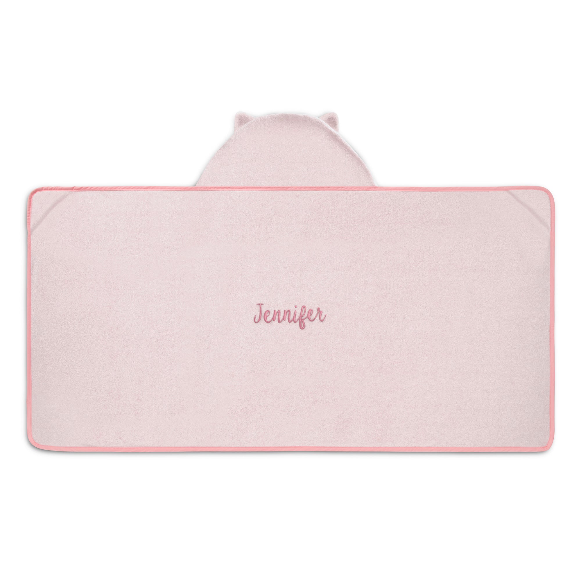 Personalized Kids Hooded Bath Towel with Pockets - Soft Absorbent Baby & Toddler Bath Wrap - Perfect for Swimming, Beach & After Bath Time