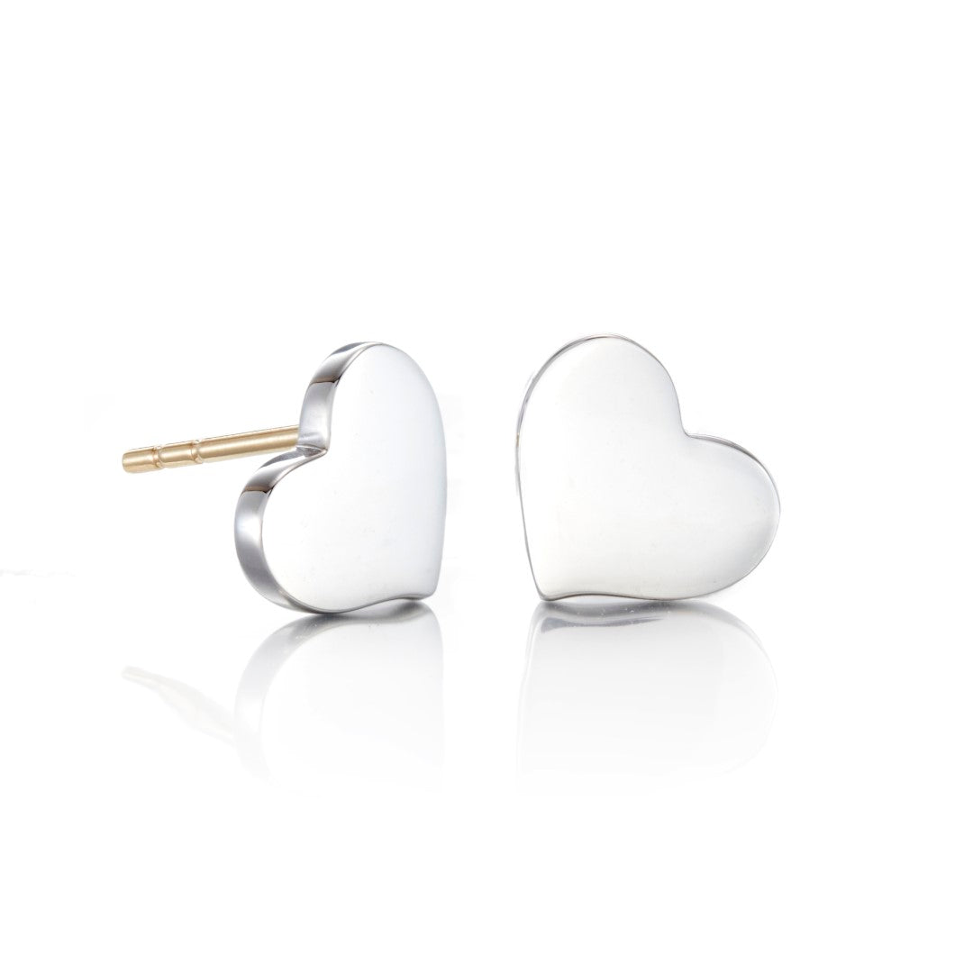 Elegant Silver Heart Earrings for Women - Perfect Gift for Valentine's Day, Anniversary & Everyday Wear