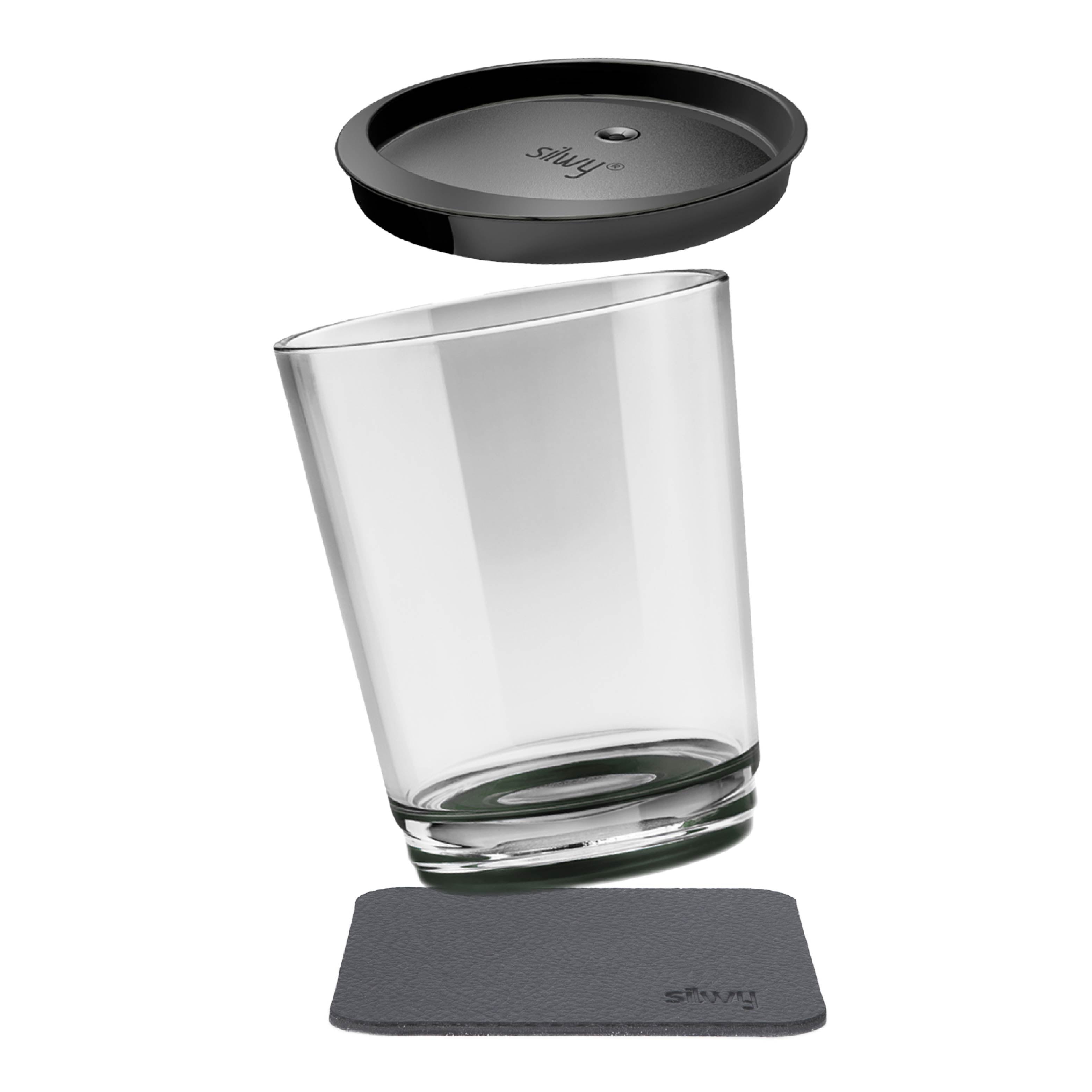 Triple Grey Magnetic Travel Mug - Insulated Stainless Steel Coffee Cup with Lid - Perfect for Commuting, Camping & Outdoor Adventures