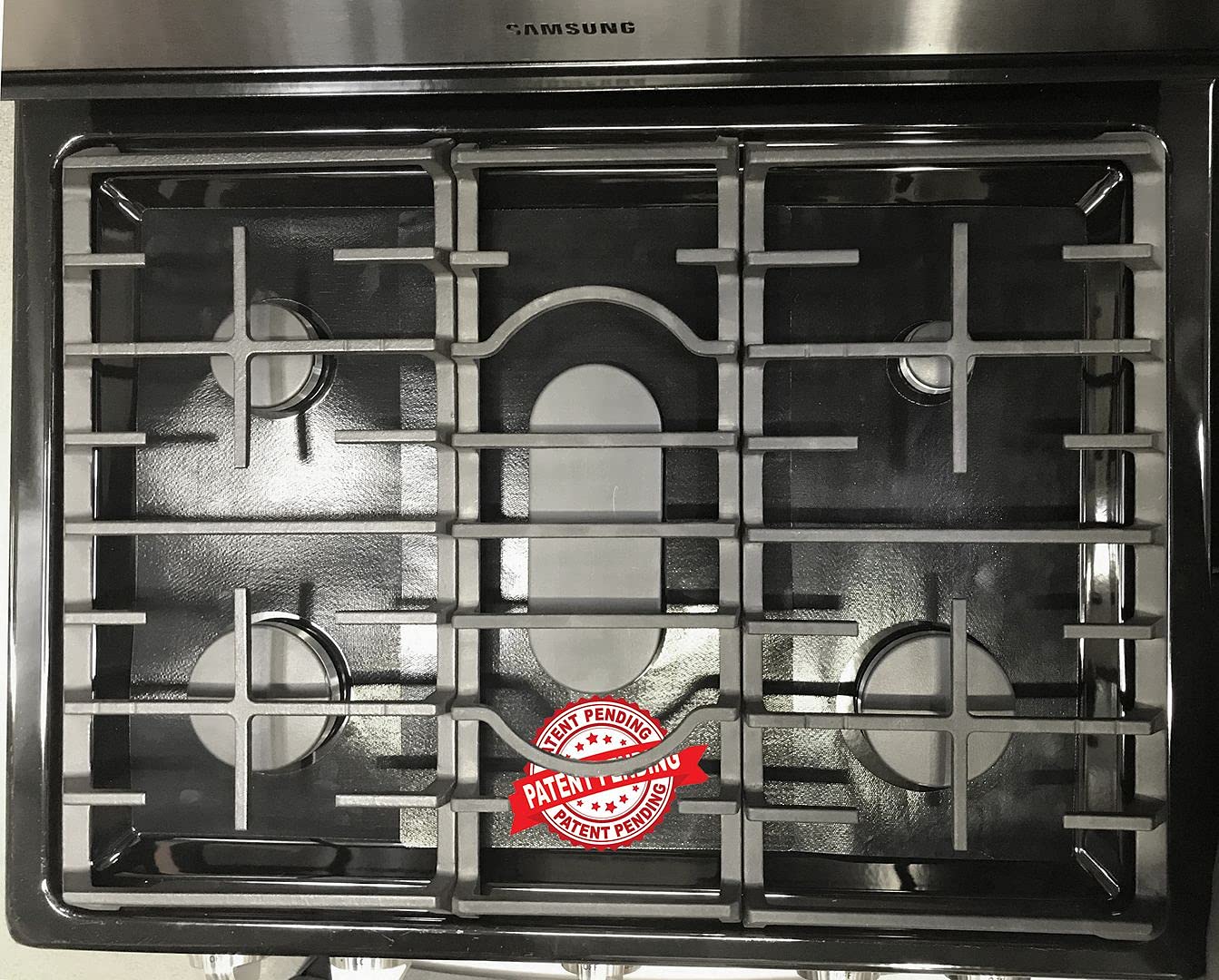 Premium Plus Stove Protectors for Frigidaire Gas Range Model FPGF3077QFF | Custom Cut, Easy to Clean Stove Liner | Made in USA | Perfect for Kitchen Safety & Countertop Protection