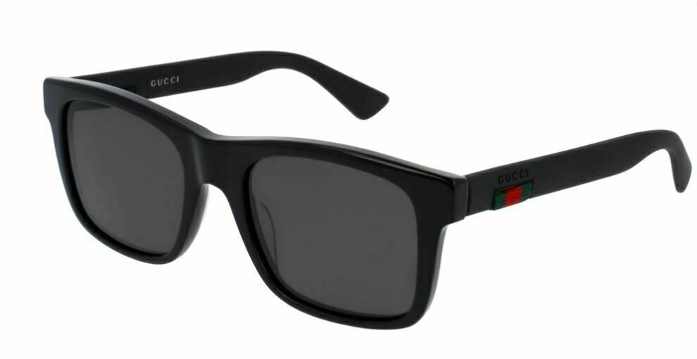 Gucci GG 0008 S 002 Black Polarized Sunglasses for Women & Men - Luxury Designer Shades for Driving, Beach & Outdoor Activities