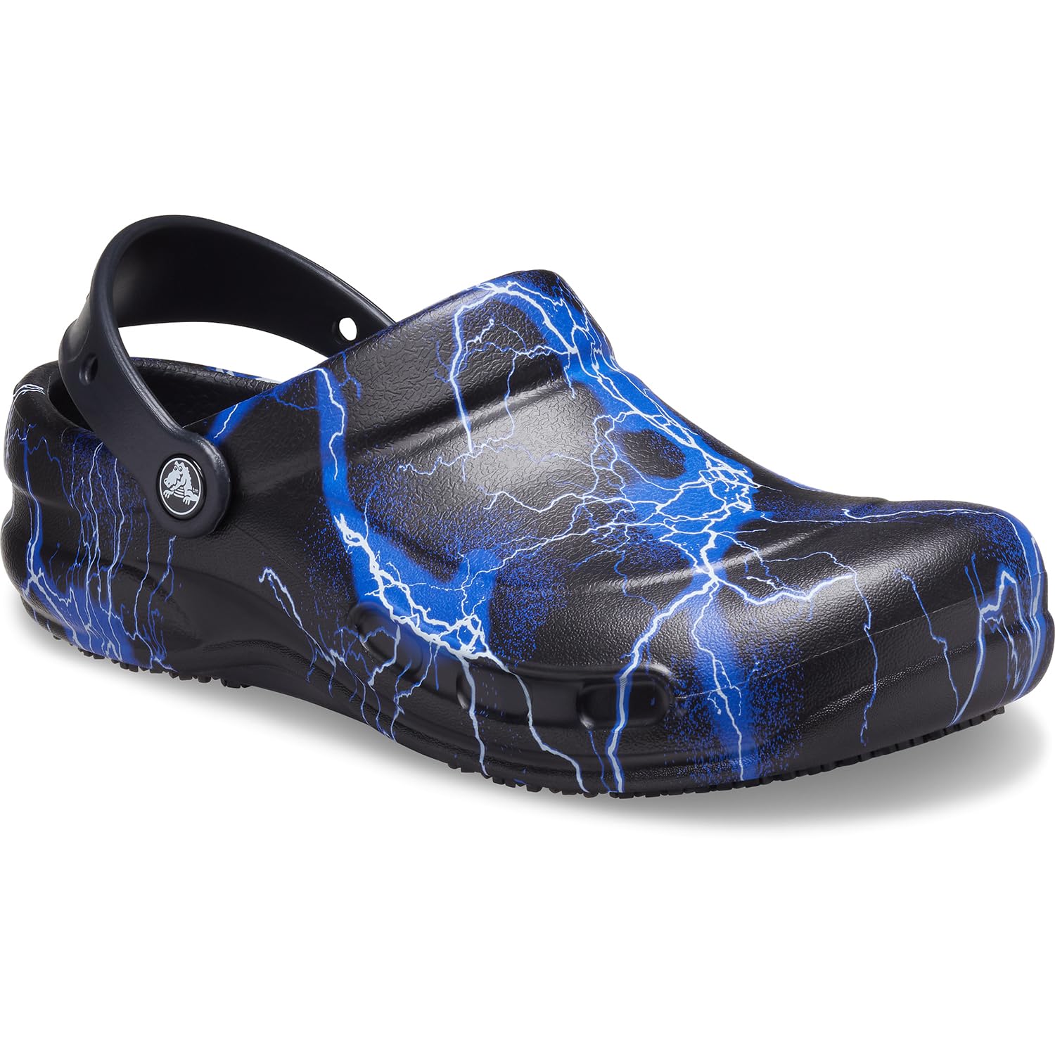 Crocs Unisex-Adult Bistro Graphic Slip-Resistant Work Clogs - Comfortable Non-Slip Shoes for Restaurant, Kitchen & Healthcare Workers