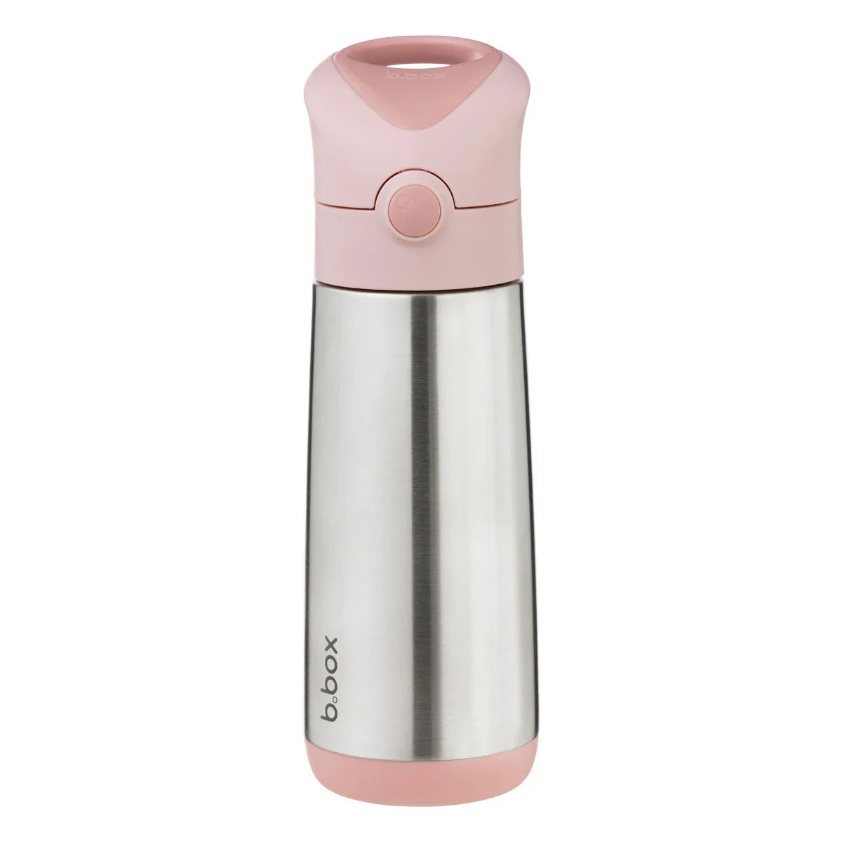 b.box Insulated Stainless Steel Drink Bottle 500ml - Blush Crush | Leakproof & BPA-Free | Perfect for School, Gym & Outdoor Activities