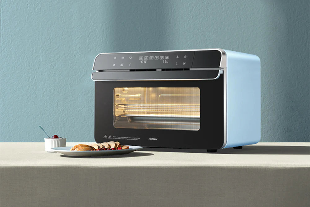 ROBAM R BOX CT763 Countertop Oven - 12-in-1 Convection Toaster Oven with Air Fryer, Dehydrator & Rotisserie | Perfect for Baking, Roasting & Meal Prep in Small Kitchens