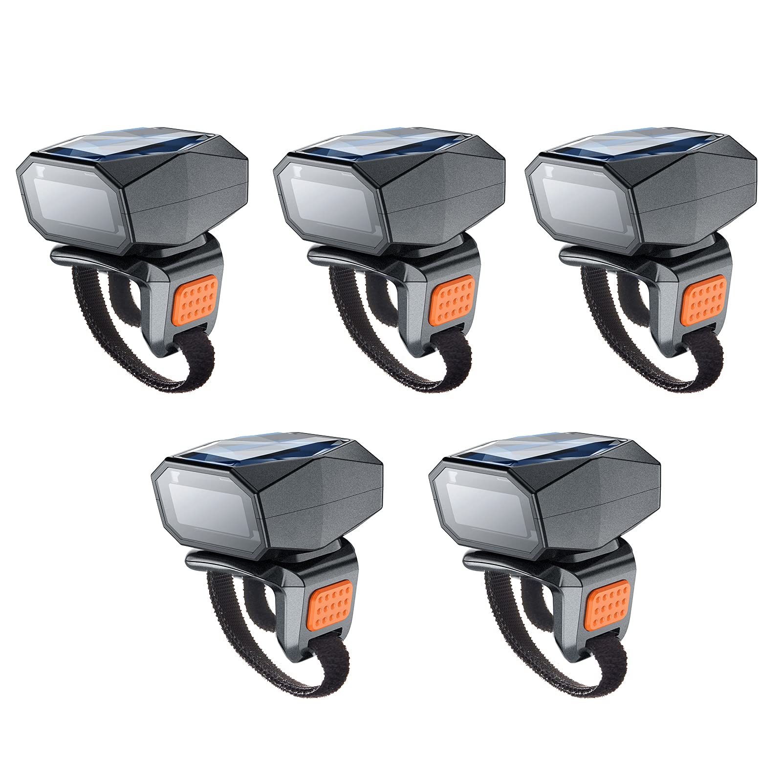 Eyoyo 2D Bluetooth Ring Barcode Scanner - Wireless Wearable Finger Scanner for Left/Right Hand, 1D QR PDF417 Data Matrix Reader Compatible with iPhone Android Windows Mac - Perfect for Retail Warehouses & Inventory Management