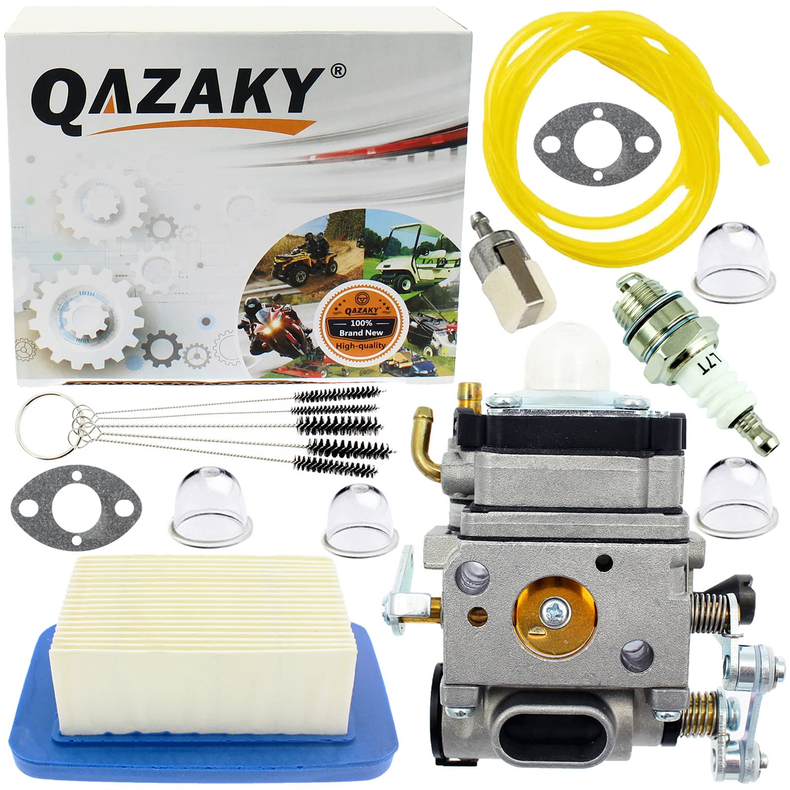 QAZAKY Carburetor Replacement for Echo PB500 PB500T PB500H EB508RT Backpack Blower - Compatible with A021001641 A021001642 WLA-1 PB-500 PB-500H PB-500T Models - Perfect for Lawn Care, Landscaping & Leaf Blowing