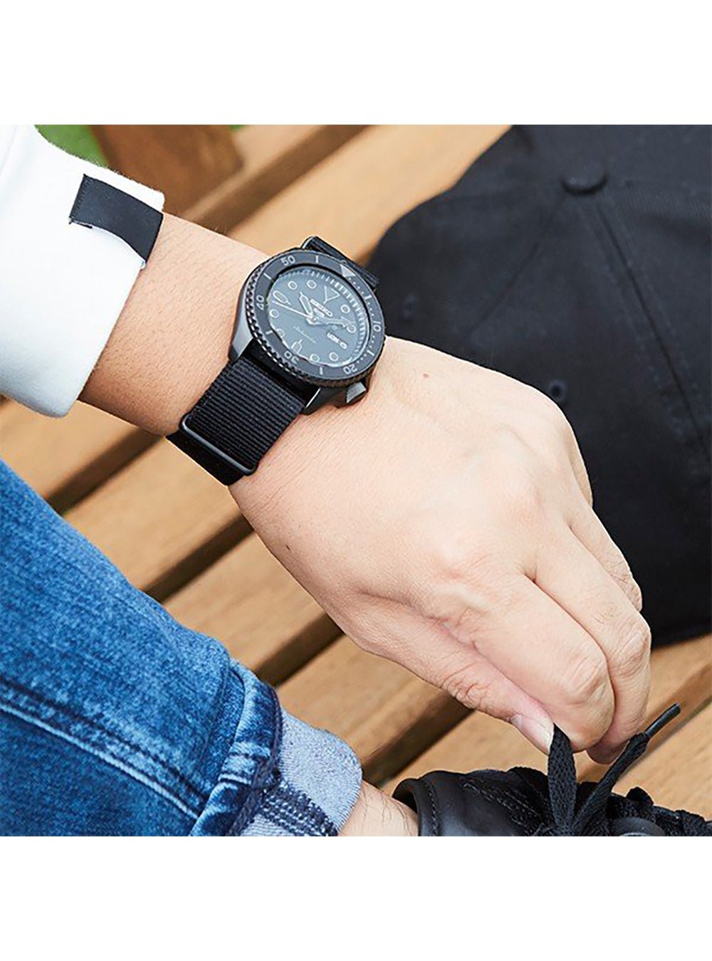 SEIKO 5 Sports Automatic Mechanical Watch SBSA025 - 2019 JDM Edition | Stylish & Durable for Men, Casual & Business Wear