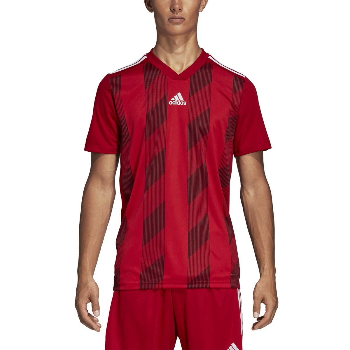 adidas Men's Striped 19 Jersey - Breathable Soccer Jersey for Training & Matches - Perfect for Football, Sports & Casual Wear
