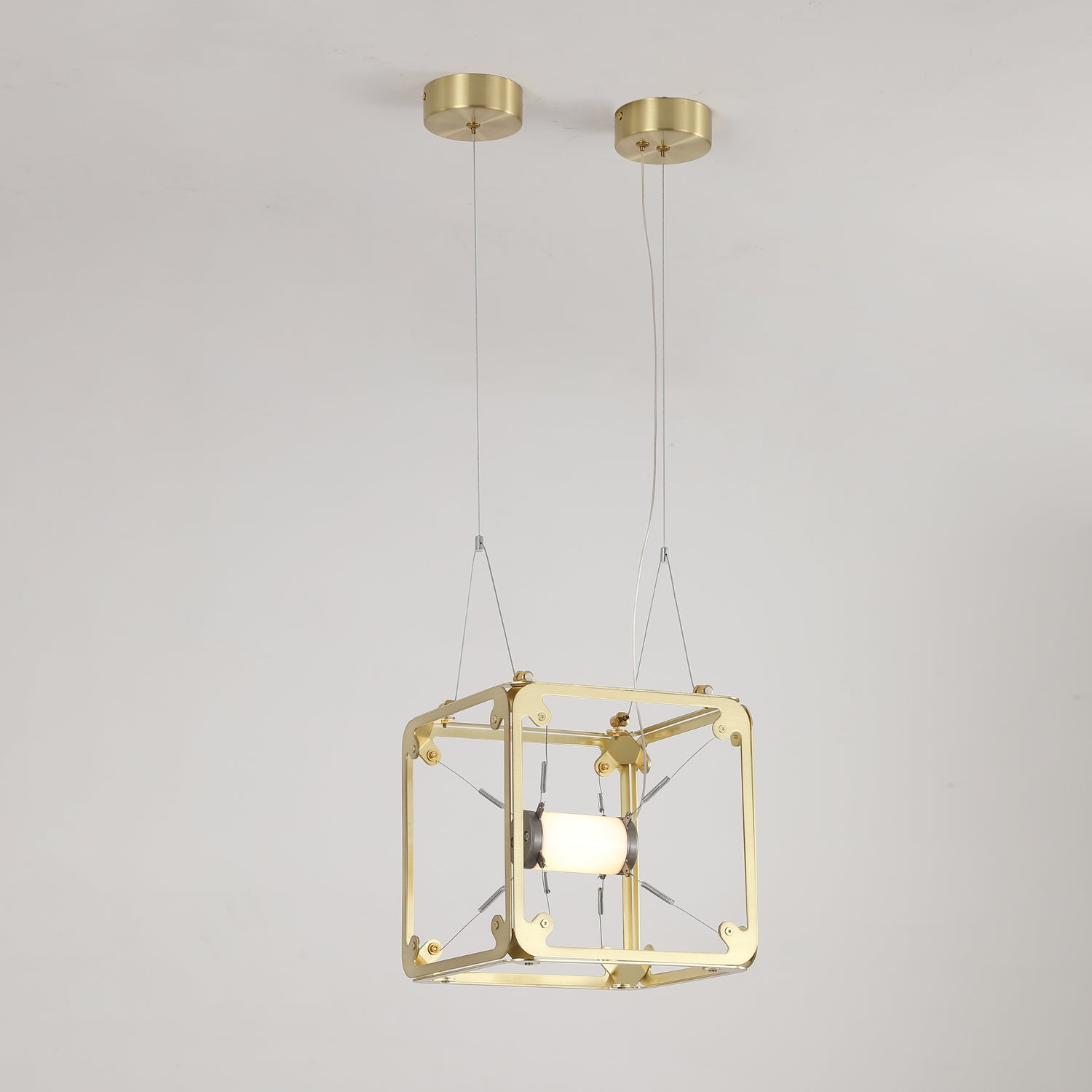 Hyperqube Modern LED Pendant Lamp - Minimalist Hanging Light Fixture for Kitchen Island, Dining Room & Bedroom Decor