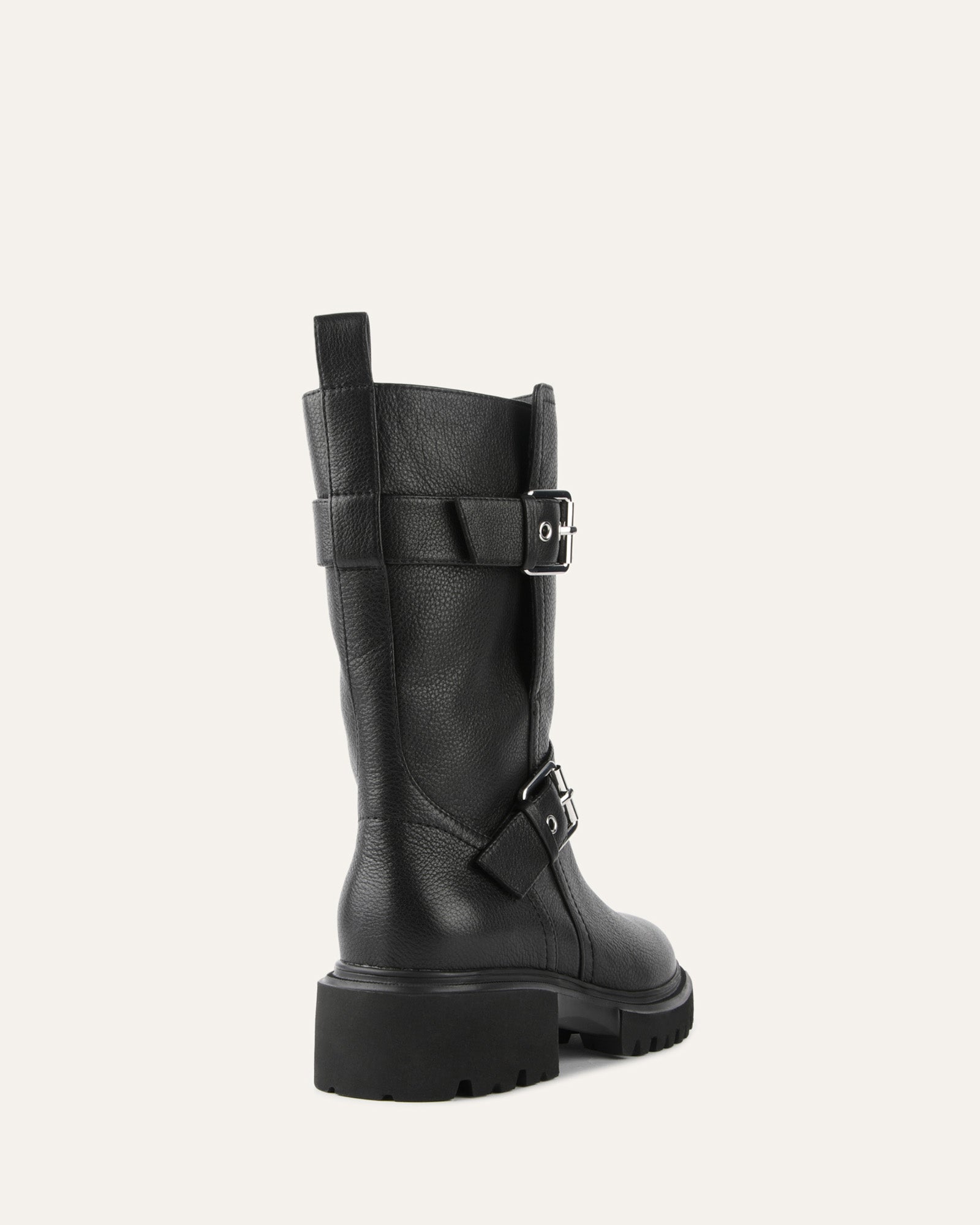 Elliot Black Leather Flat Ankle Boots for Women - Comfortable & Stylish Casual & Dress Shoes for Everyday Wear, Office, and Date Nights