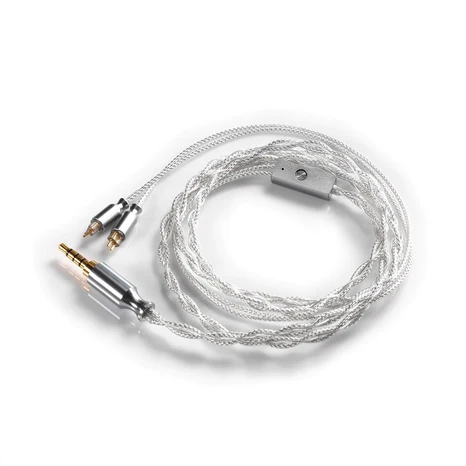 DD ddHiFi M120A 3.5mm Earphone Upgrade Cable with Microphone - High-Quality Audio Replacement Cable for Headphones - Perfect for Gaming, Music & Phone Calls (Open Box)
