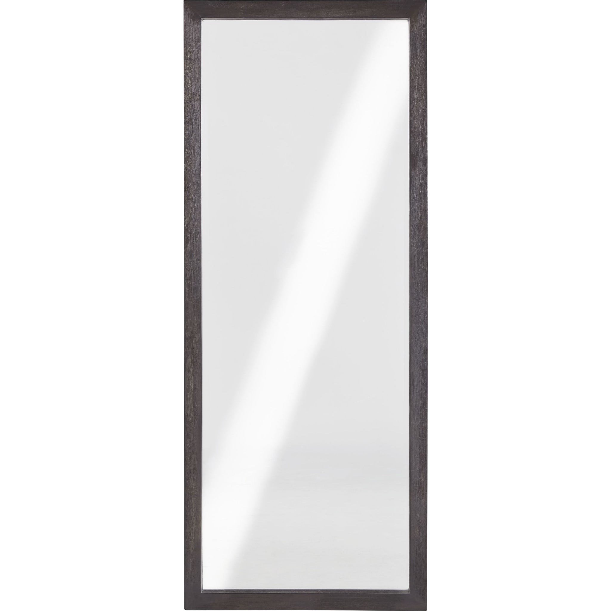 Oxford Floor Low Mirror - Basalt Grey | Modern Full-Length Standing Mirror for Bedroom, Living Room & Entryway | Durable & Stylish Home Decor