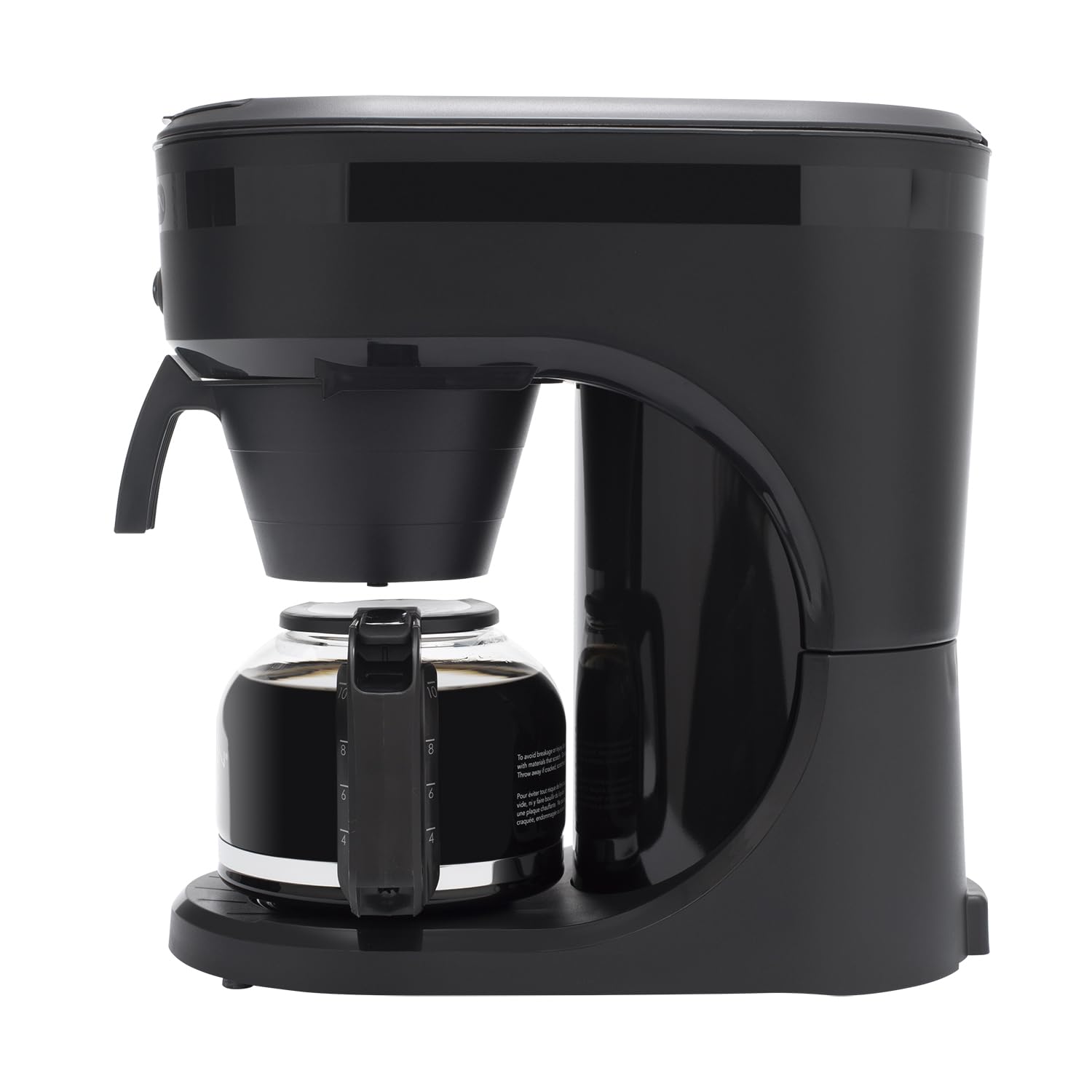 SBS Speed Brew Select 10 Cup Coffee Maker - Fast Brewing Programmable Drip Coffee Machine with Permanent Filter, Black - Perfect for Home, Office, and Breakfast Use