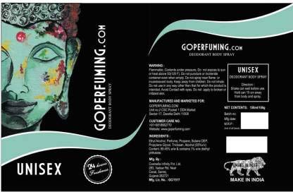 GoPerfuming Soothing & Lightening Body Spray for Men & Women - 5 Pack (150ml Each, 750ml Total) | Refreshing Fragrance for Gym, Work & Daily Use