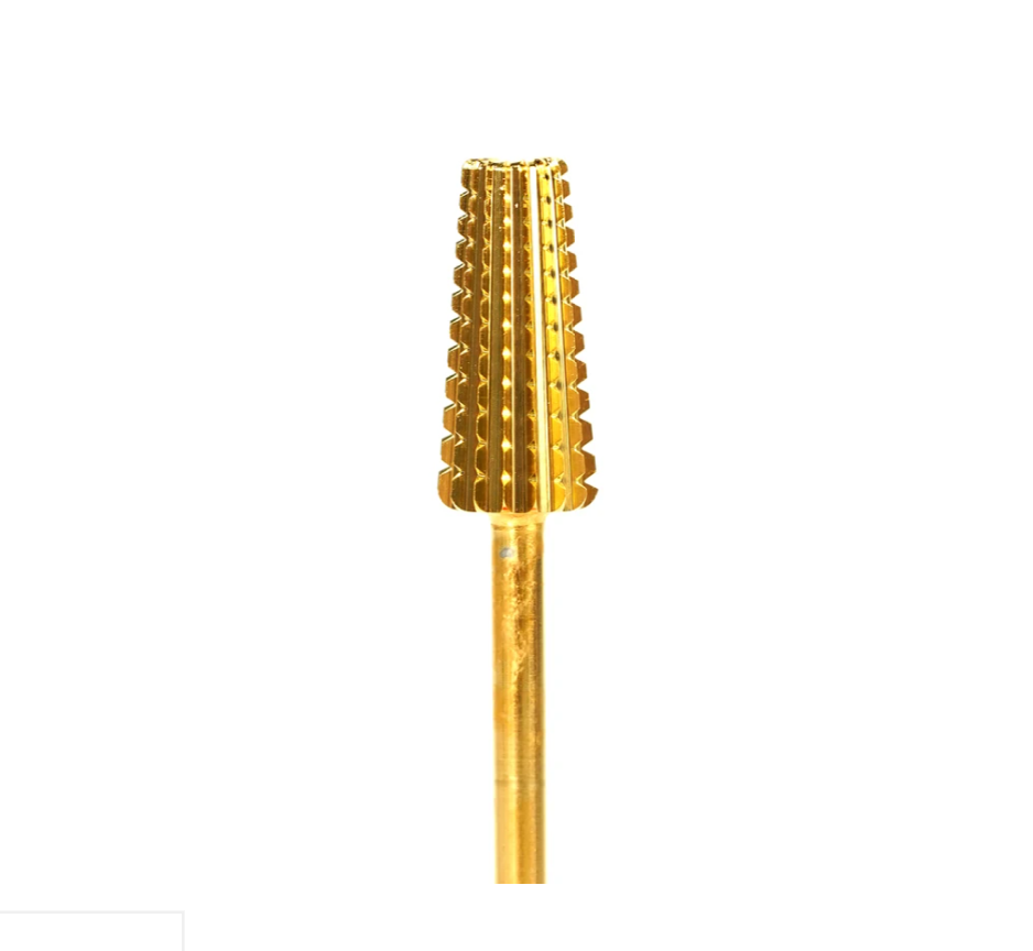 APRES 5-in-1 Straight Cut Nail Drill Bit Set - Medium Grit for Professional Manicure & Pedicure | Perfect for Nail Salons, Home Use & DIY Nail Art