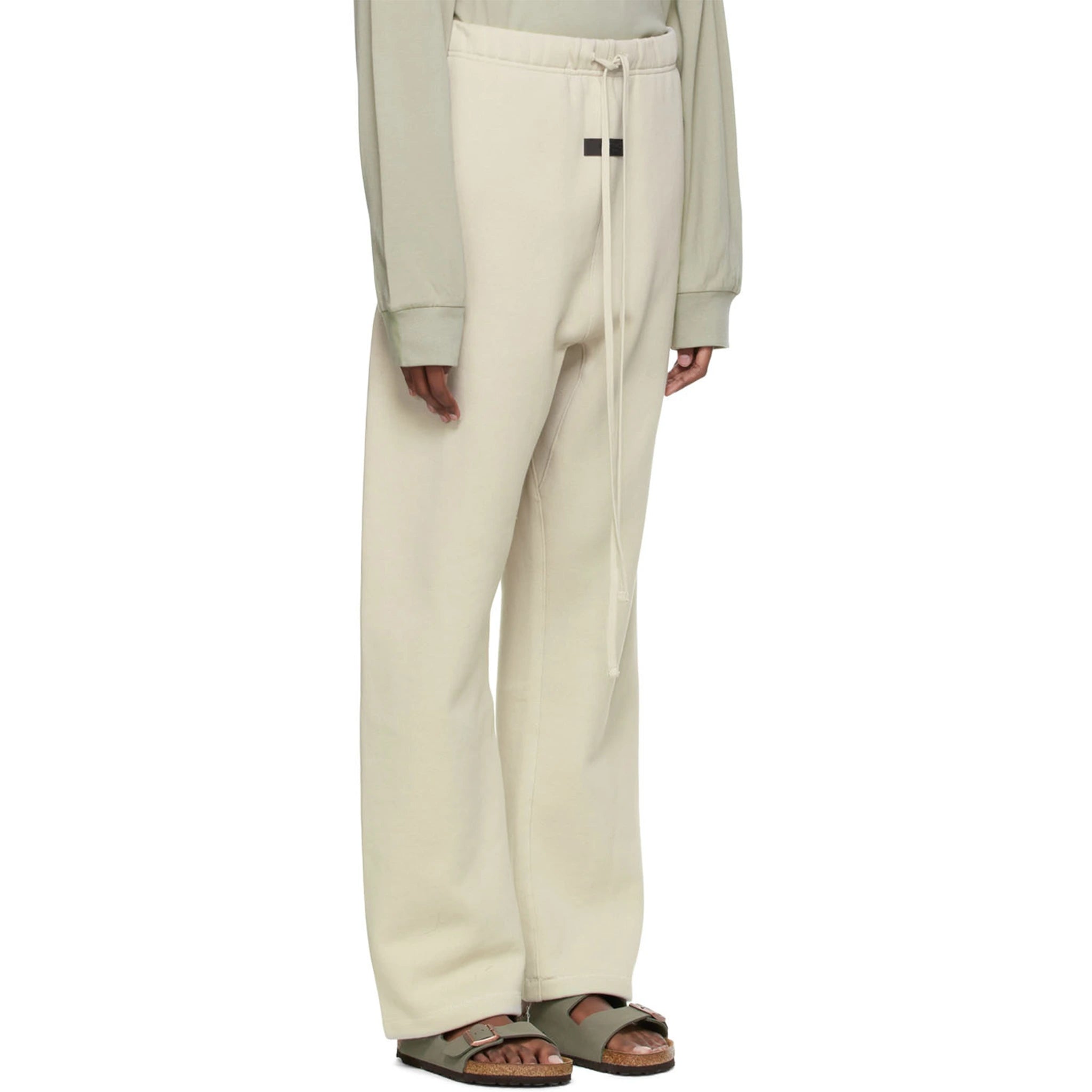 Fear Of God Essentials Relaxed Fit Wheat Sweatpants for Men - Casual Loungewear & Streetwear (SS22 Collection) - Perfect for Home Relaxation, Gym, and Everyday Wear