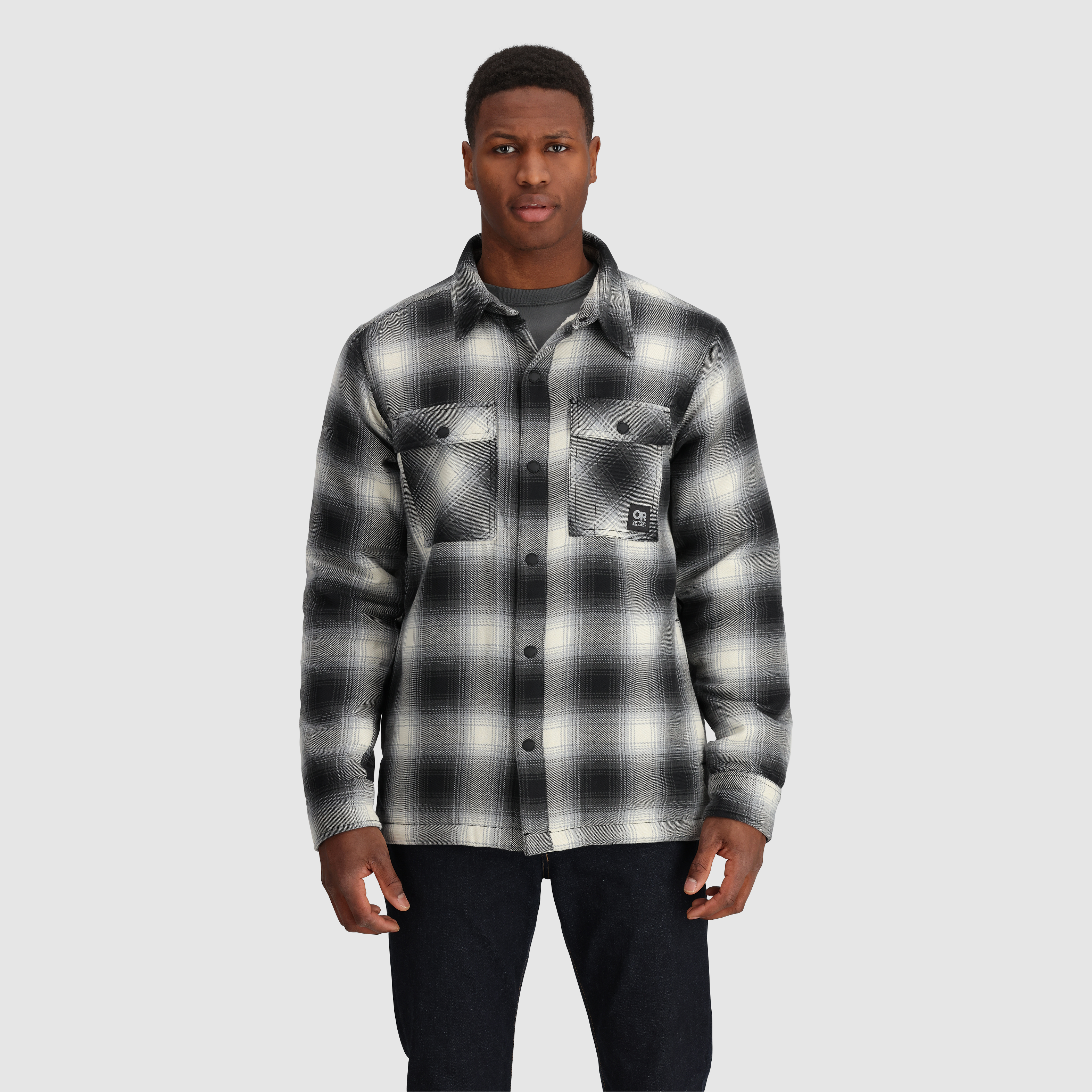 Men's Feedback Shirt Jacket - Lightweight Casual Button Up Shirt for Outdoor & Travel | Comfortable Breathable Layering Piece for Hiking, Camping and Everyday Wear
