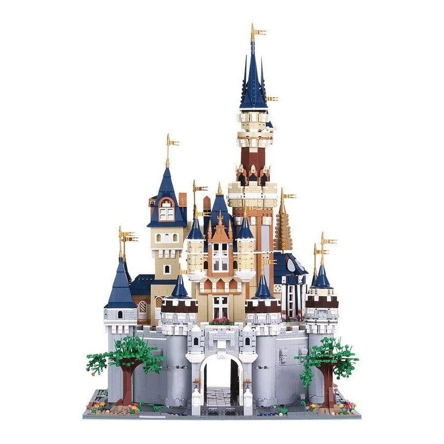 Mould King 13132 Paradise Disney Castle MOC Building Blocks Set - 4000+ Pieces for Adults & Kids, Disney Inspired Architecture Model Kit for Collectors & Fans | Perfect for Home Decor, Gift Giving & Creative Play