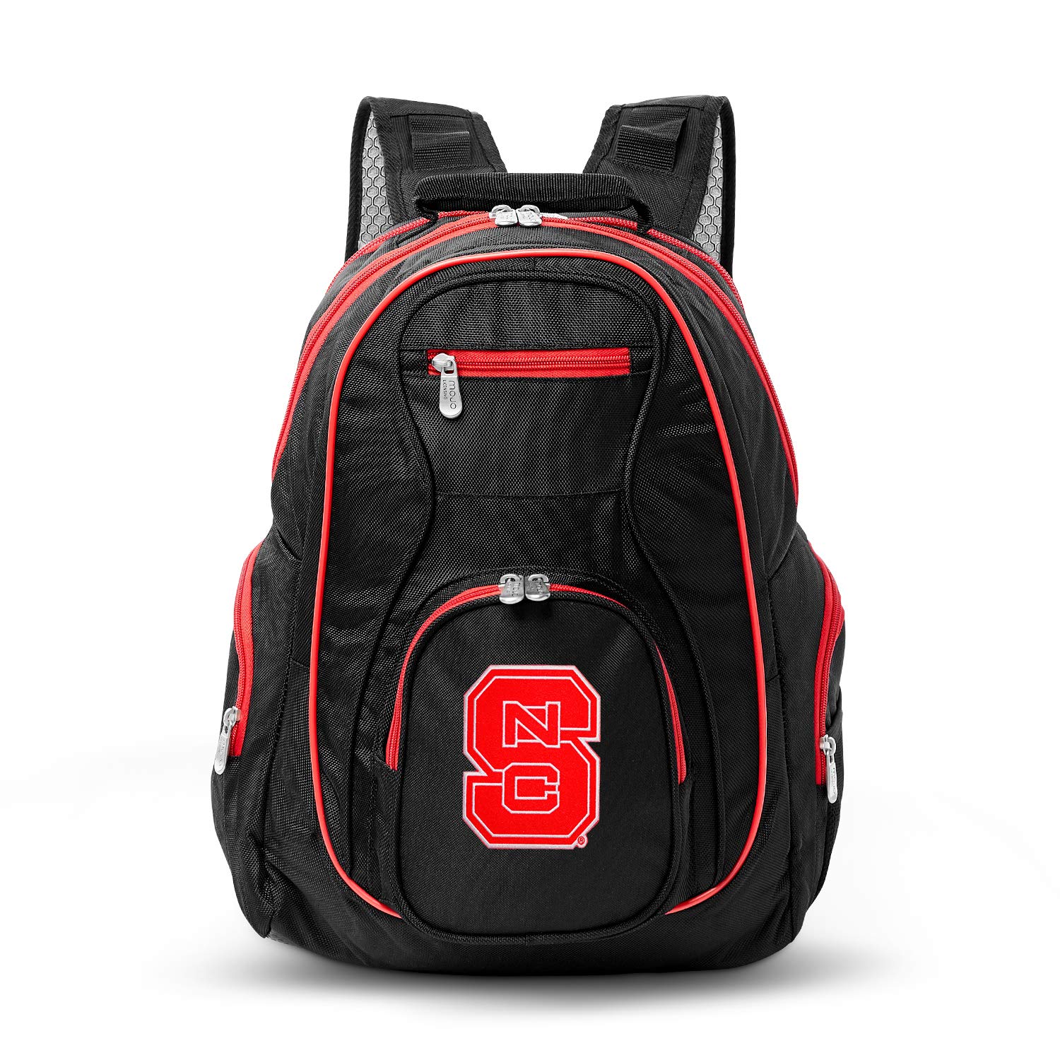 NCAA Premium Laptop Backpack with Color Trim - 19 Inch Padded Shoulder Straps for School, College & Travel - Durable Sports Backpack for Students, Business Professionals & Daily Commute - Perfect for Campus Life, Work & Outdoor Adventures