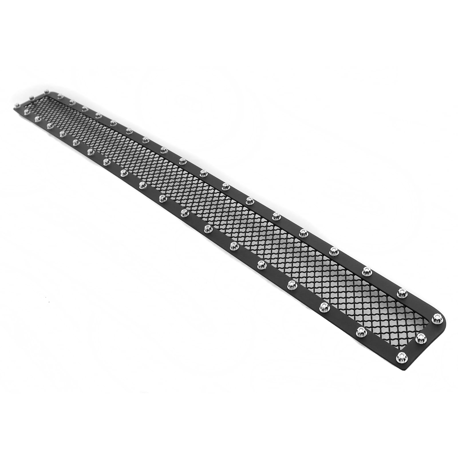 APS Compatible with Toyota Tacoma 2005-2011 Lower Bumper Stainless Steel Black Mesh Grille Insert - Front Grill Replacement with Rivet Studs (TL6457H) - Perfect for Off-Road Protection & Custom Styling