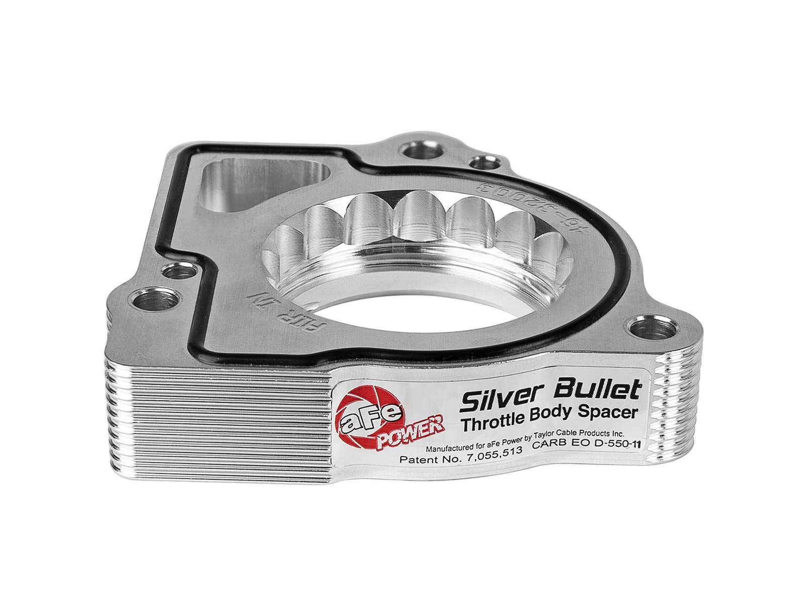 aFe Power Silver Bullet 46-32003 Throttle Body Spacer for Dodge Ram 1500 2500 3500 - Improve Airflow & Performance - Off-Road & Towing Upgrade