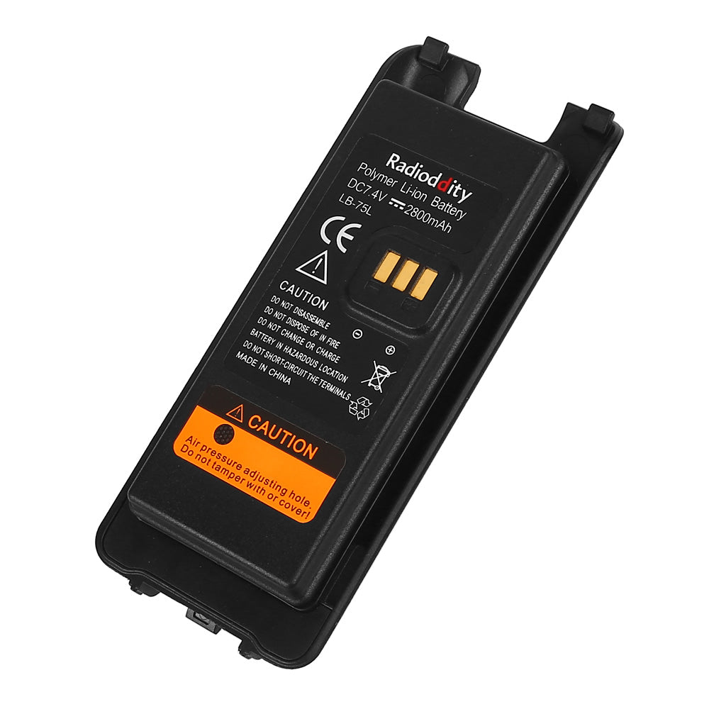 7.4V 2800mAh Rechargeable Battery Pack for Radioddity GD-55 & GD-55 Plus Walkie Talkie - Long-Lasting Power Replacement Battery for Outdoor Adventures, Emergency Communication & Hiking