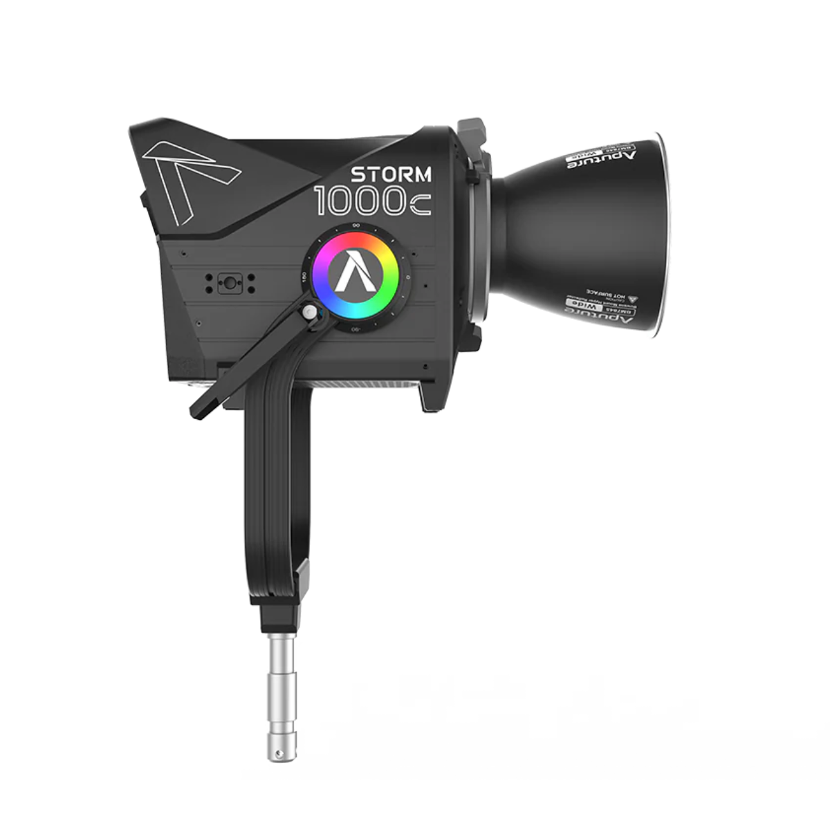 Aputure STORM 1000C Professional LED Light Kit with Wide Reflector - Perfect for Photography, Videography, and Studio Lighting