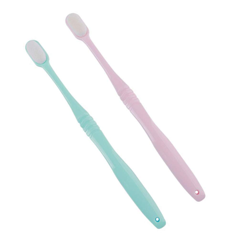 Soft Bristle Adult Toothbrush & Floss Set - 2 Pack Manual Travel Toothbrushes for Bathroom, Home & On-the-Go Oral Care | Gentle Cleaning for Sensitive Teeth & Gums