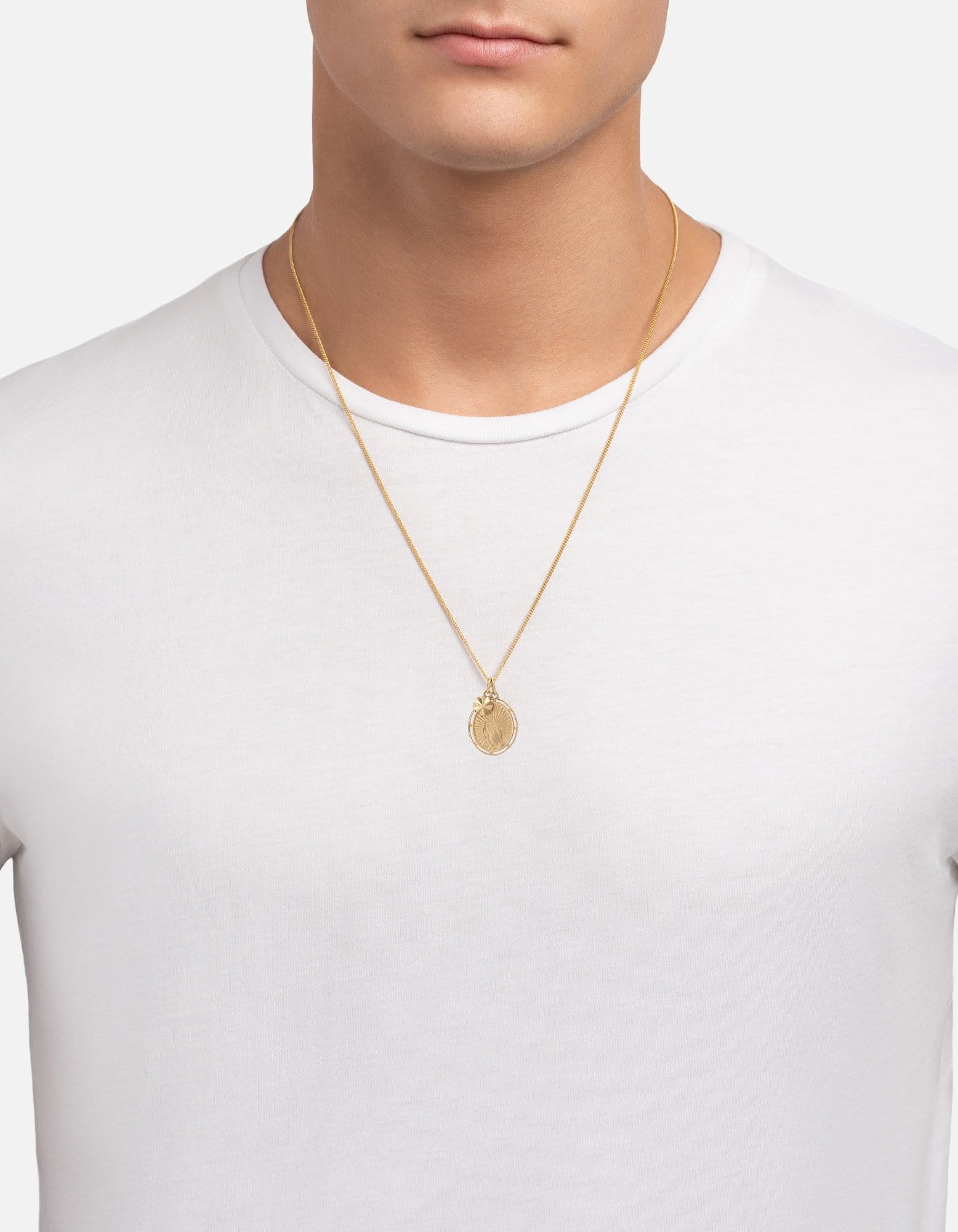 Divini Gold Vermeil Necklace for Women - Elegant Layering Pendant Jewelry for Everyday Wear & Special Occasions