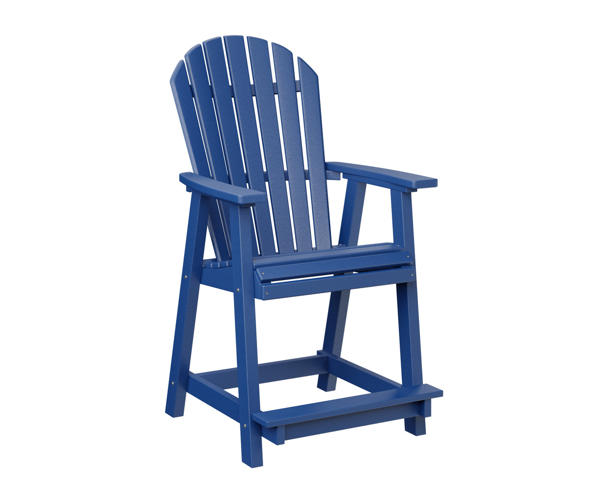 Berlin Gardens Comfo Back Counter Chair - Comfortable Bar Stool for Kitchen Island, Breakfast Nook & Home Bar - Adjustable Height & Padded Seat