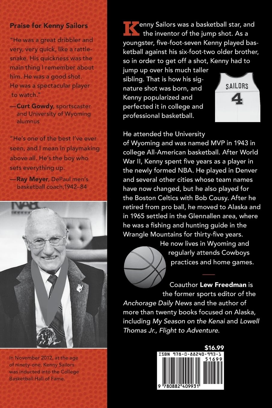 Kenny Sailors: The Innovator of the Jump Shot - Basketball Legend & Alaskan Outfitter | Perfect for Sports Fans, History Buffs, and Outdoor Enthusiasts