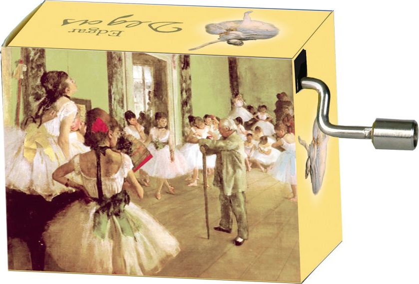 Degas Dance Class Music Box - Elegant Ballet Jewelry Box with Melody - Perfect Gift for Dancers, Ballerinas & Ballet Lovers - Home Decor & Collectible for Dance Studios
