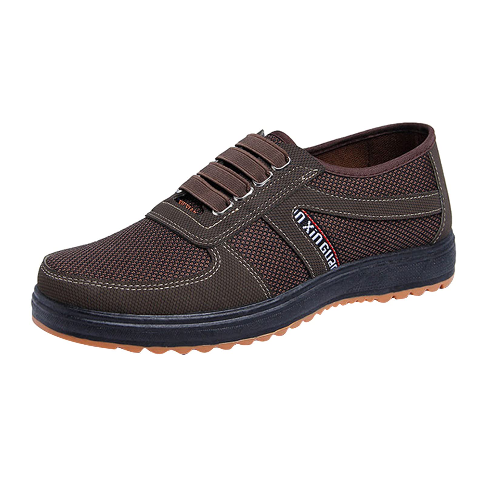 Breathable Casual Slip-On Men's Shoes - Comfortable Leather Loafers for Wide Feet | Perfect for Office, Travel & Everyday Wear
