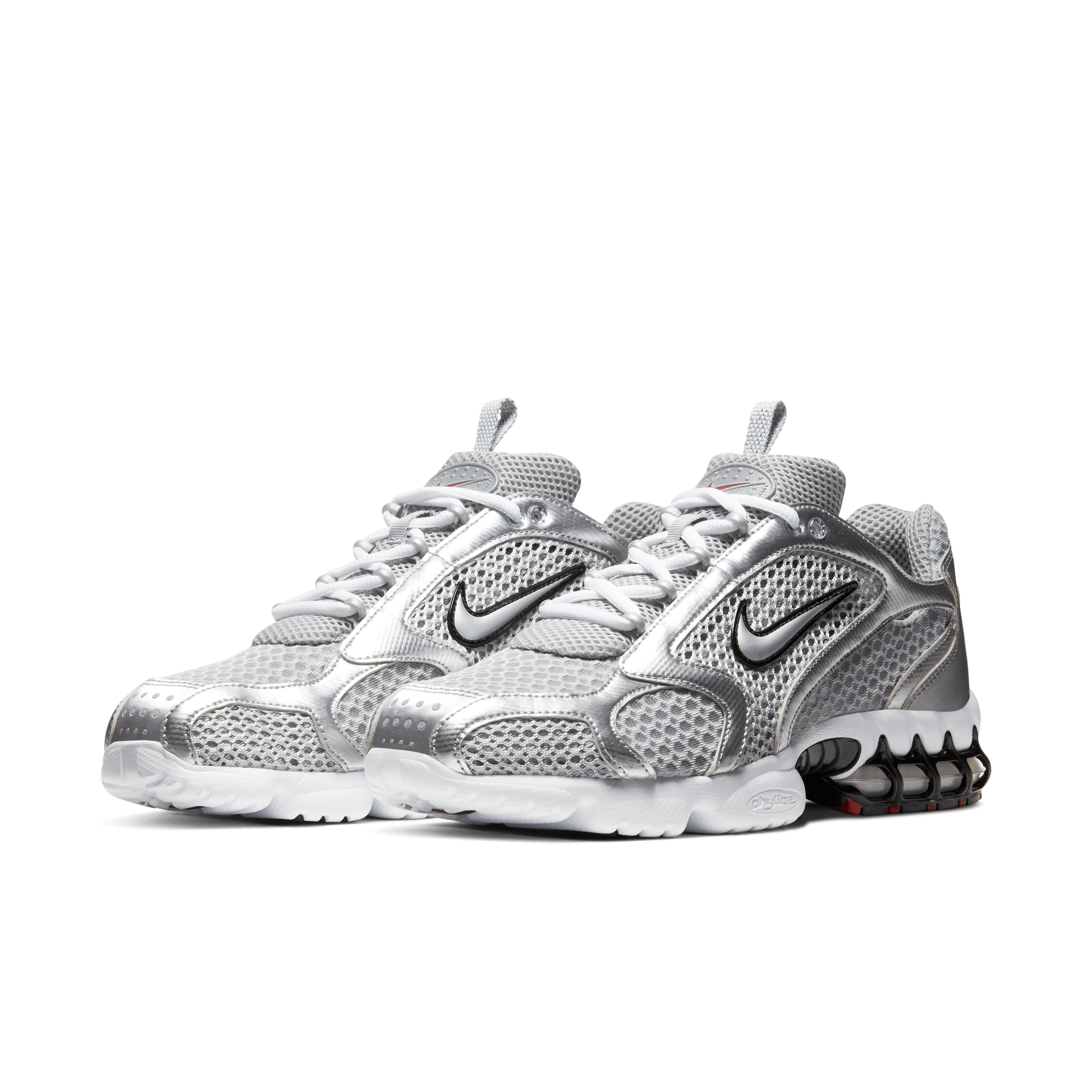 Nike Air Zoom Spiridon Cage 2 Running Shoes - Metallic Silver for Men | Lightweight & Cushioned for Training, Gym & Everyday Wear