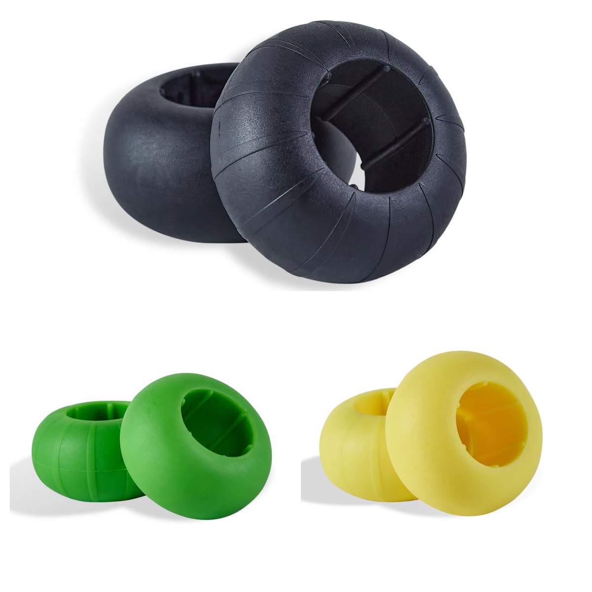 Premium Bat Grip Choke Up Rings - 8 Pack Baseball Training Rings with 2 Wrist Protectors for Enhanced Swing Control & Comfort - Ideal for Baseball, Softball, and Batting Practice