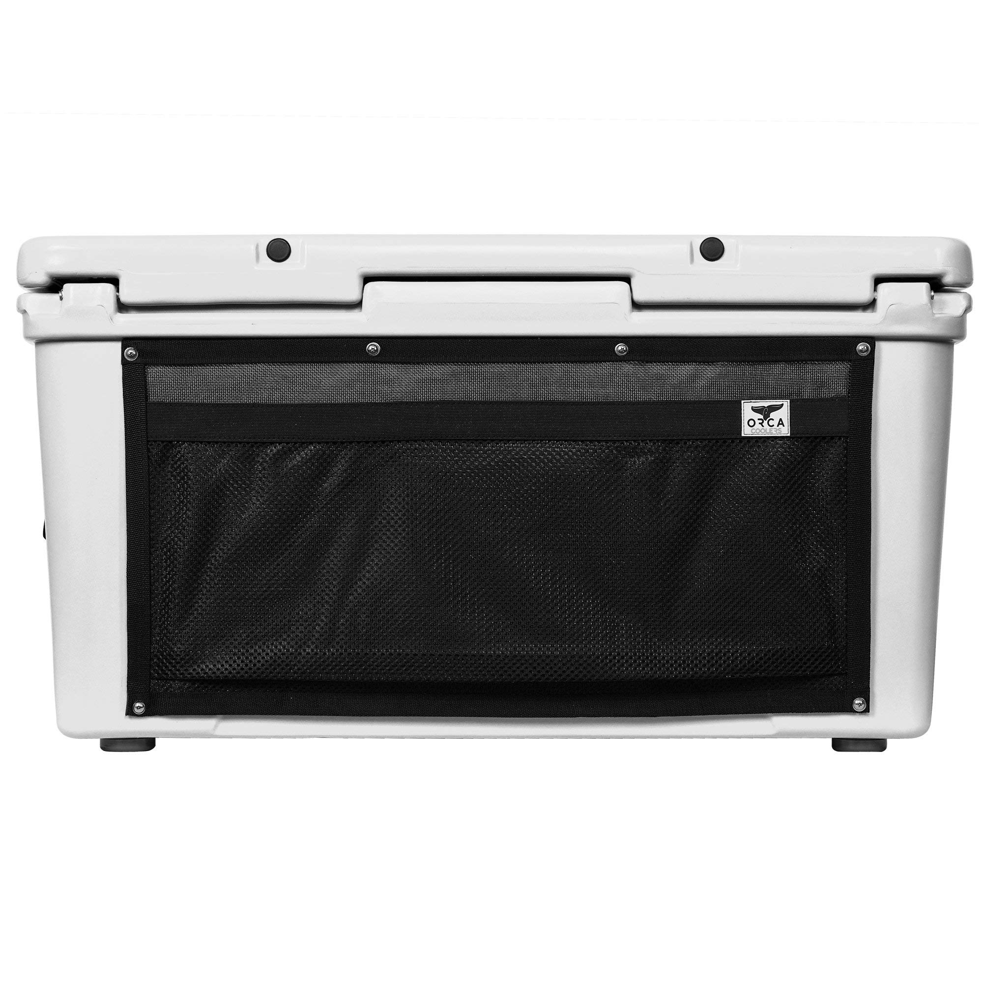 ORCA 140 Quart Cooler with Extendable Flex-Grip Handles - Heavy Duty Rolling Ice Chest for Camping, Fishing, Tailgating & Outdoor Adventures - White