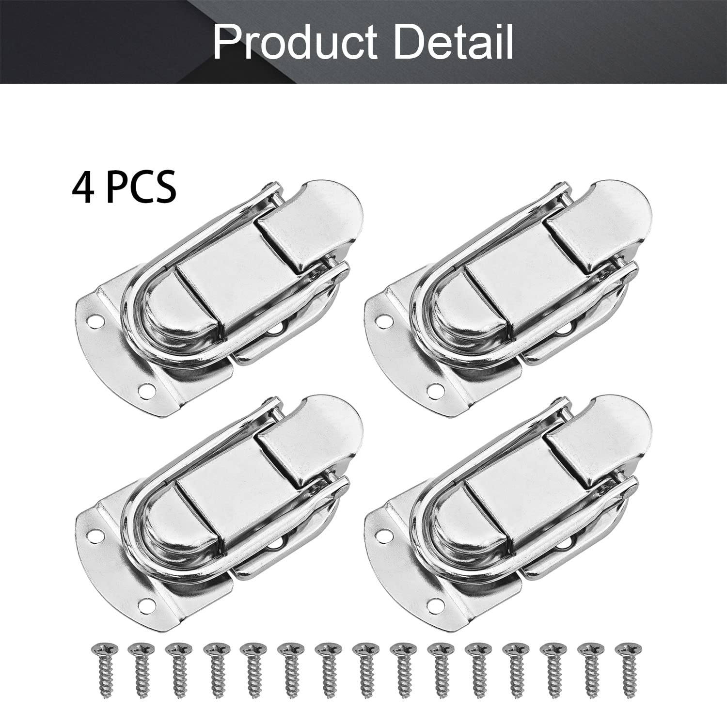 MroMax 4PCS Heavy Duty Toggle Latch Hasp Lock 2.72